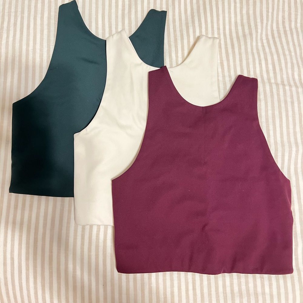 Girlfriend Collective Bundle Dylan top x 3 ✨✨✨